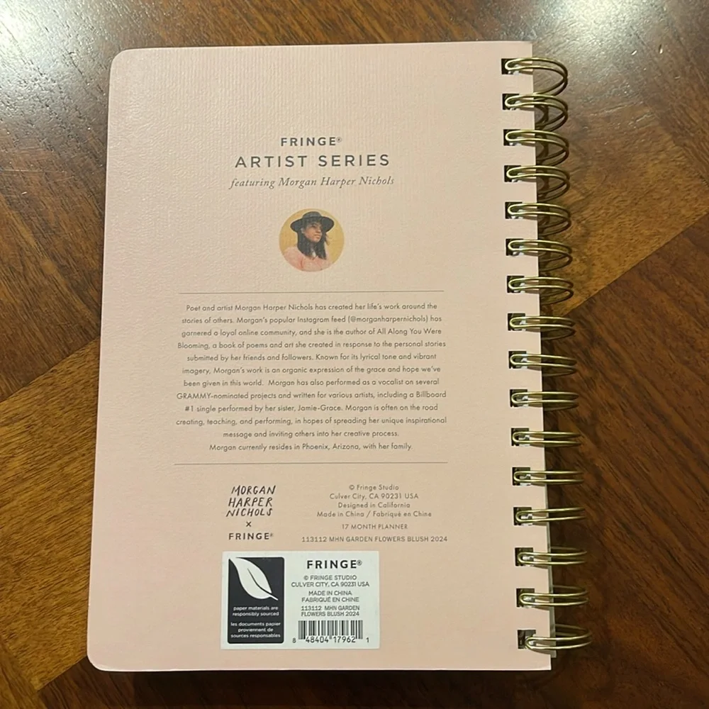 NEW FRINGE 2024 AGENDA AND PLANNER - LET JOY IN AGAIN AND AGAIN!
